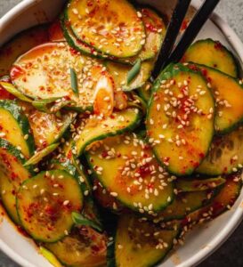 Korean-Inspired Cucumber Salad