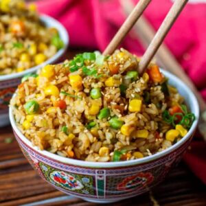 Korean-Style Vegetable Fried Rice